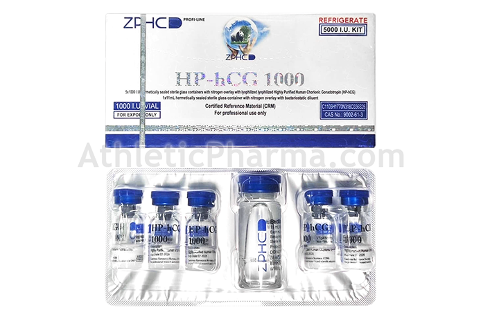 HP-hCG 1000 (ZPHC) упаковка 5 флаконов (1000IU x 5)
