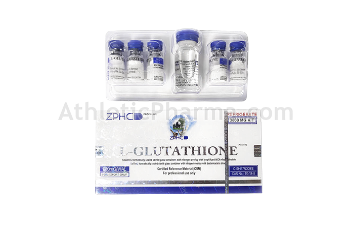 L-Glutathione 3000mg (ZPHC) упаковка 5 флаконов (600mg x 5)